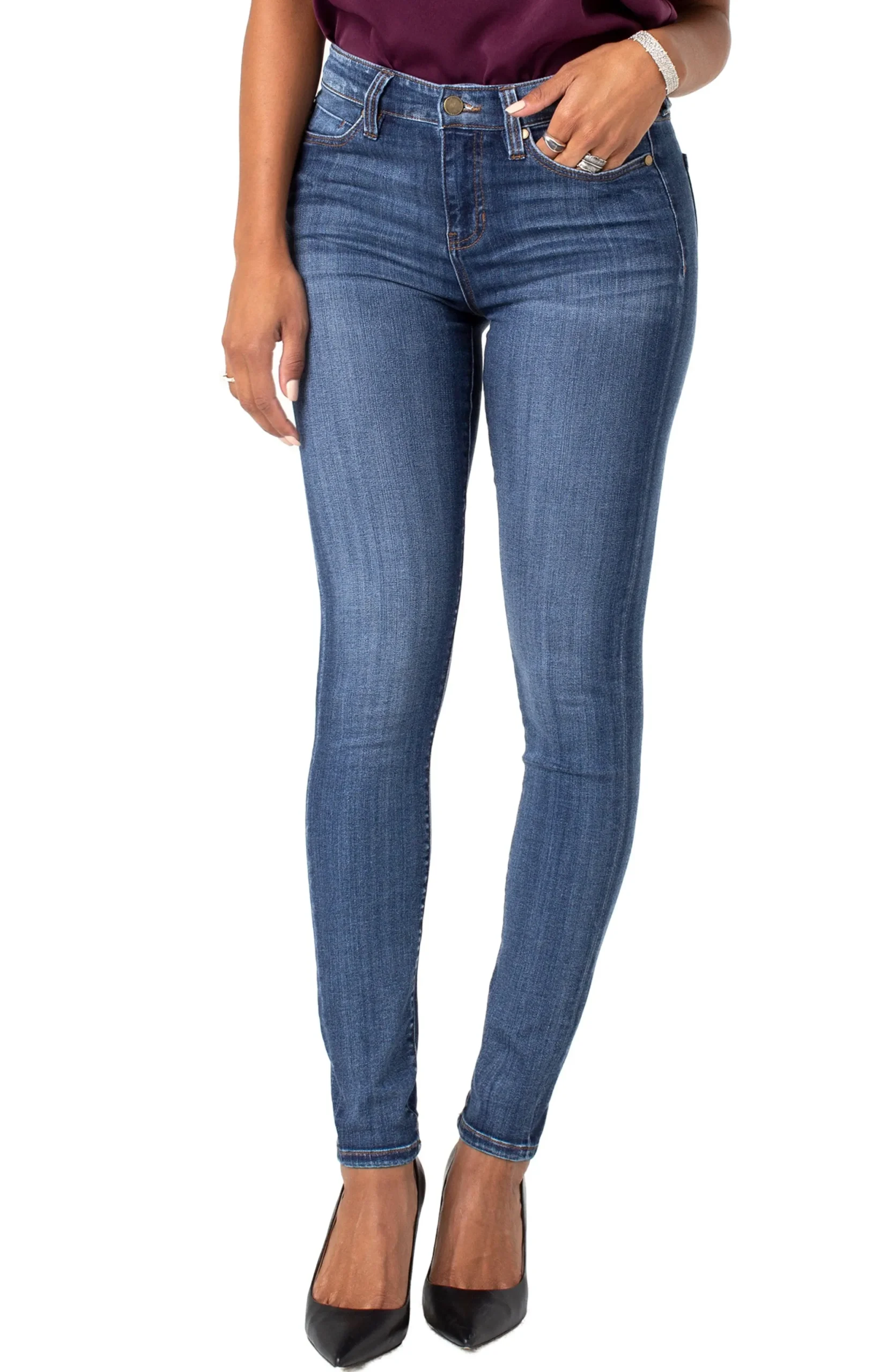 Skinny|Jeans-Liverpool Los Angeles ABBY SKINNY HIGH PERFORMANCE ECO DENIM Victory