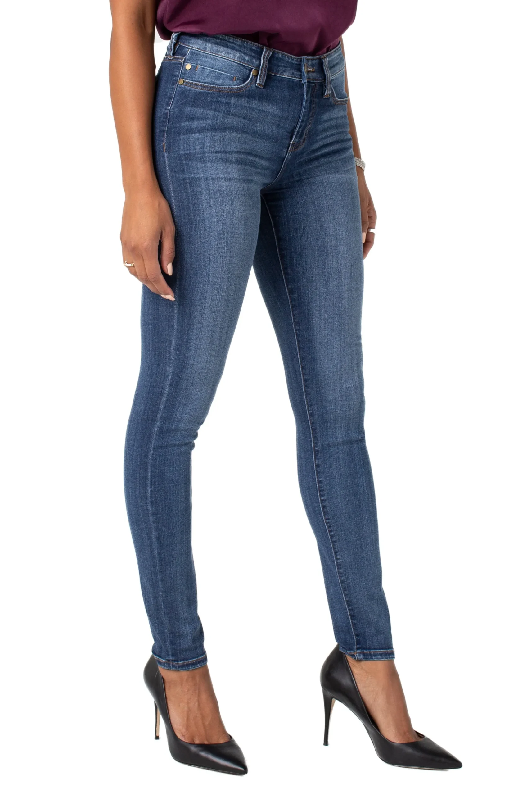 Skinny|Jeans-Liverpool Los Angeles ABBY SKINNY HIGH PERFORMANCE ECO DENIM Victory