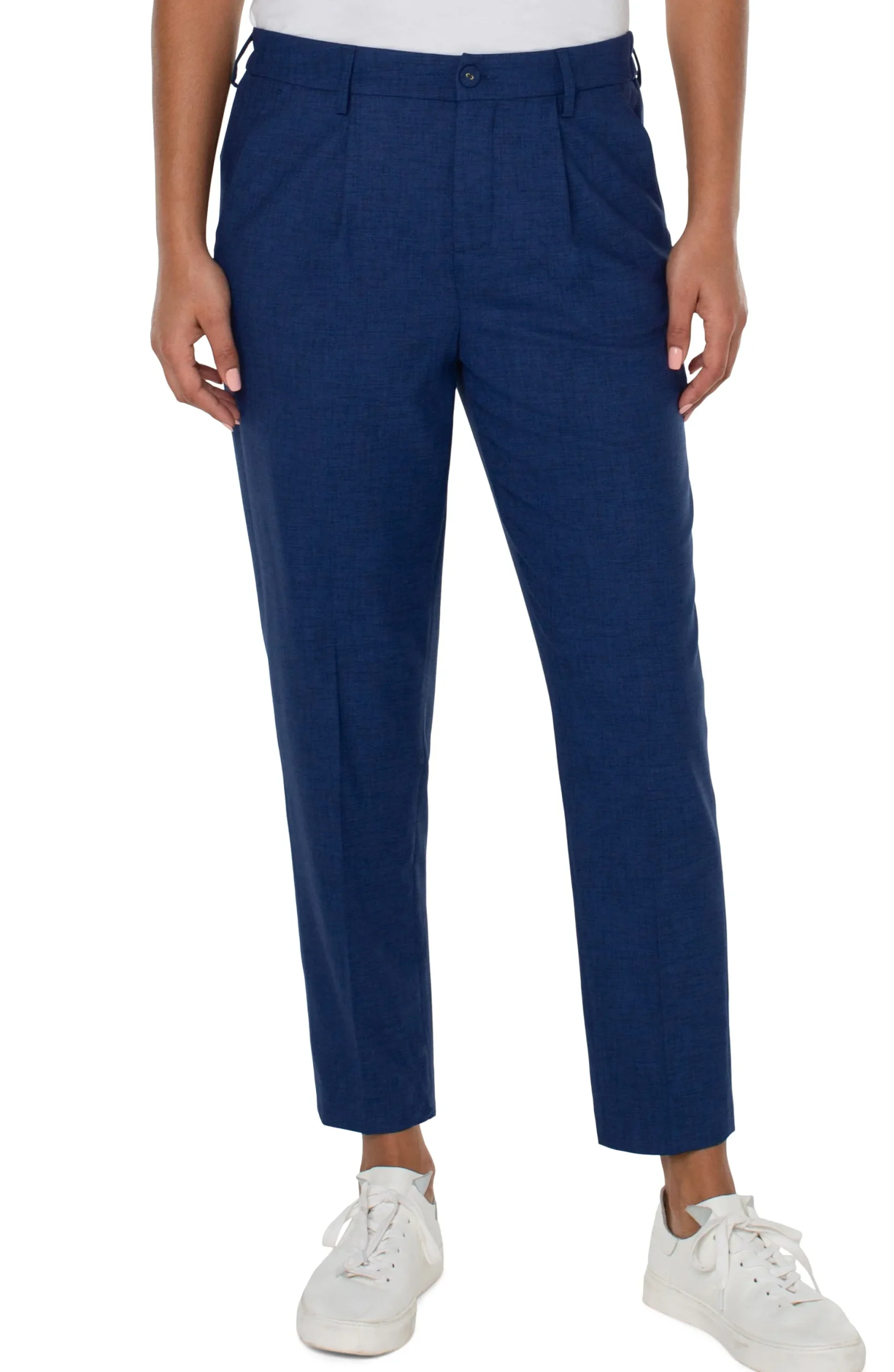 Trousers|Utility Pants-Liverpool Los Angeles AVA TAPERED TROUSER Merchantblue