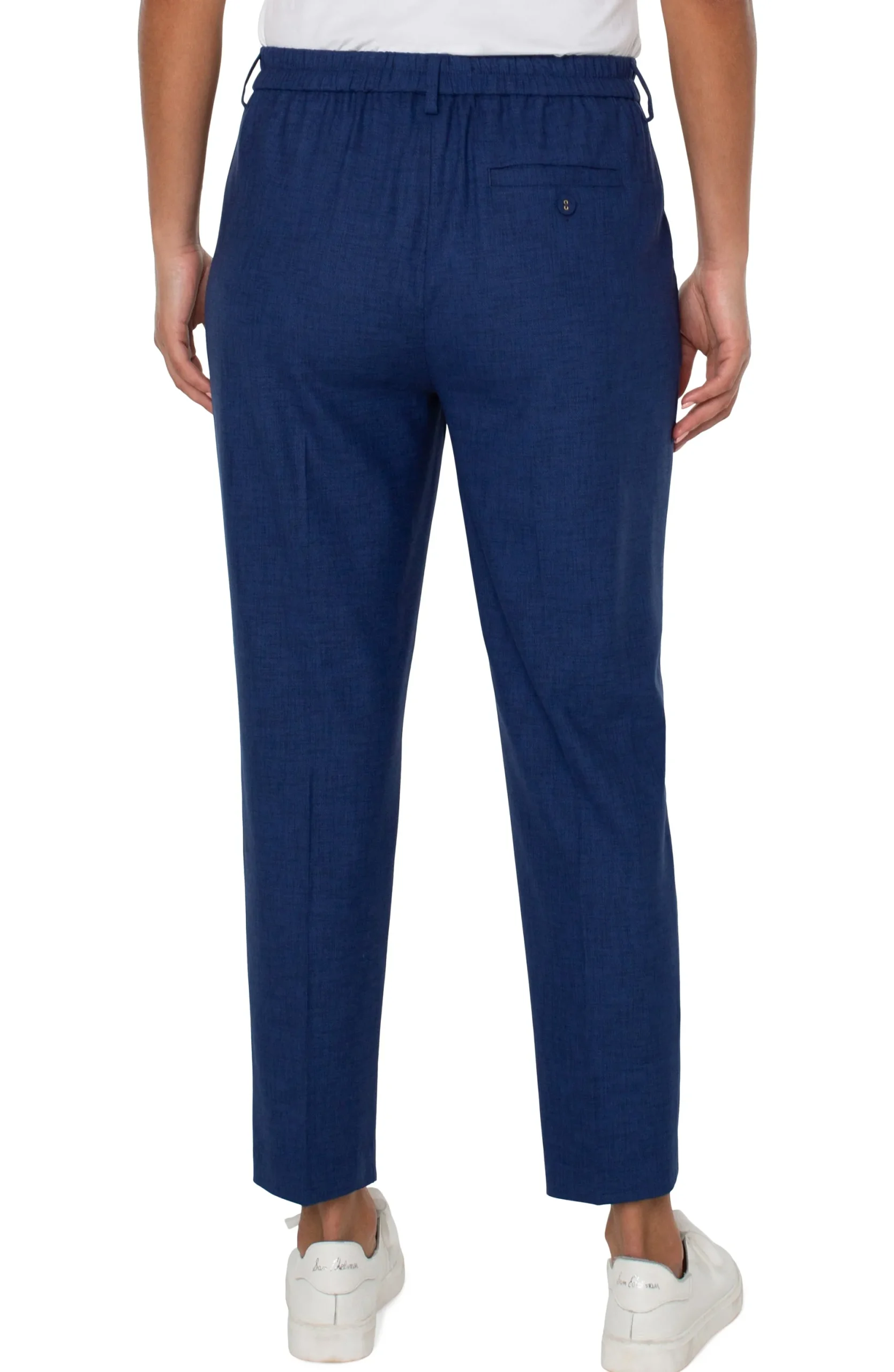 Trousers|Utility Pants-Liverpool Los Angeles AVA TAPERED TROUSER Merchantblue