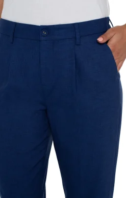 Trousers|Utility Pants-Liverpool Los Angeles AVA TAPERED TROUSER Merchantblue