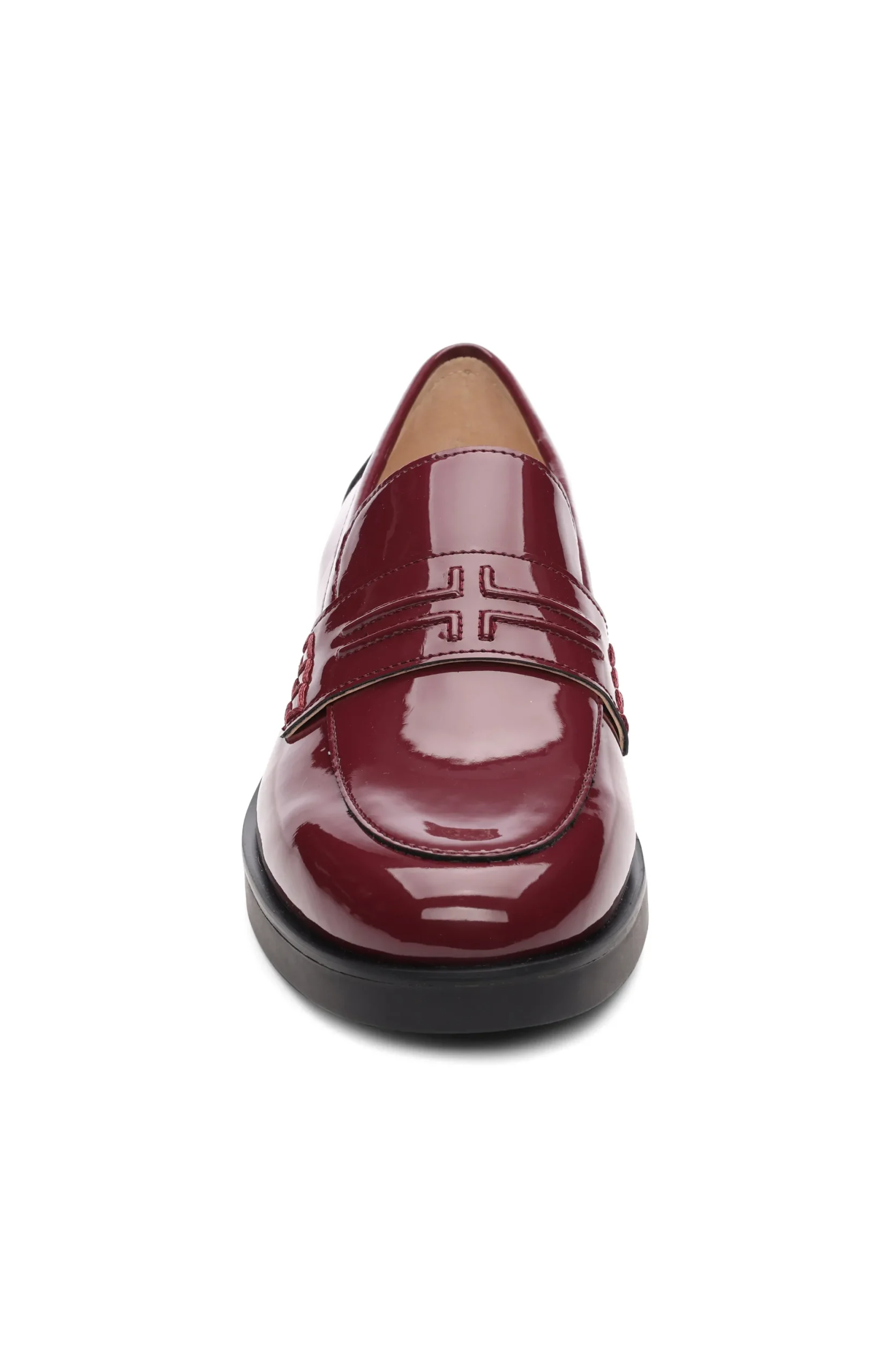 Loafers-Liverpool Los Angeles BALDWIN LEATHER SLIP ON LOAFER Ruby