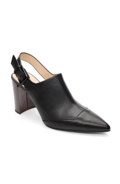 Mules-Liverpool Los Angeles BARSTOW SLING BACK MULE Black