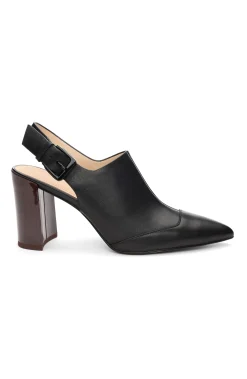 Mules-Liverpool Los Angeles BARSTOW SLING BACK MULE Black