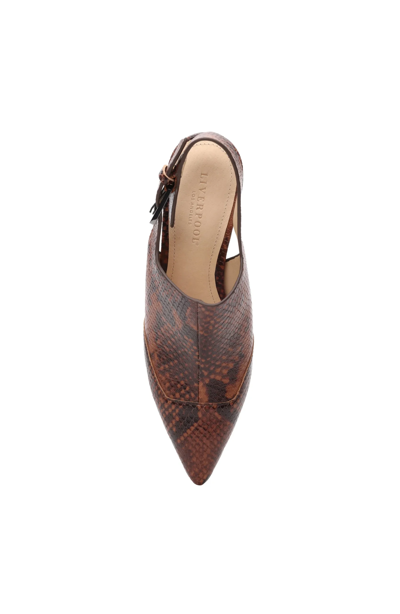 Mules-Liverpool Los Angeles BARSTOW SLING BACK MULE Deephoney