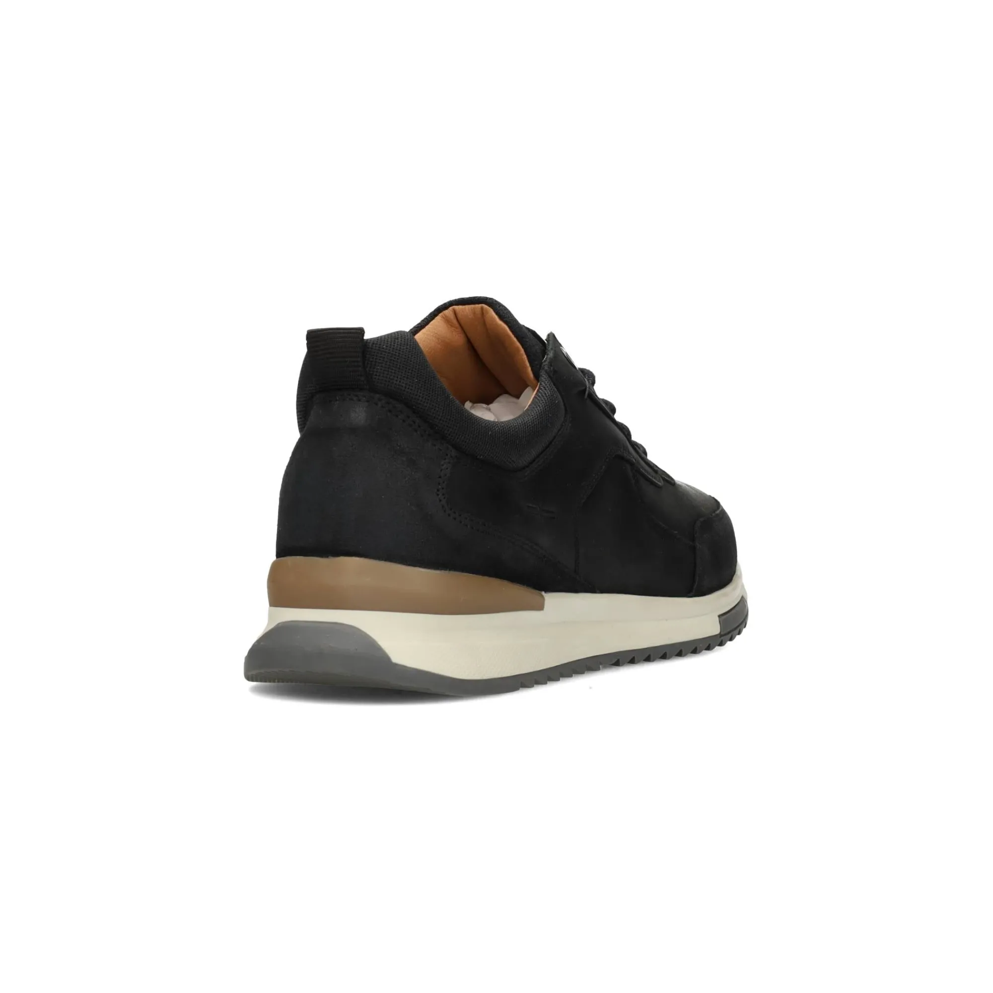 Sneakers-Liverpool Los Angeles BENNET LEATHER TEXTURED SNEAKER Black