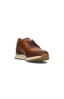 Sneakers-Liverpool Los Angeles BENNET LEATHER TEXTURED SNEAKER Cognac