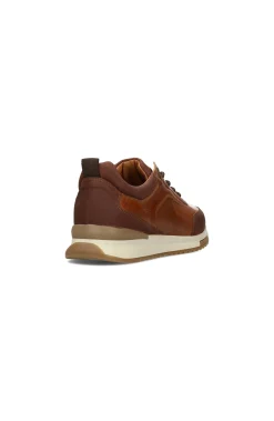 Sneakers-Liverpool Los Angeles BENNET LEATHER TEXTURED SNEAKER Cognac