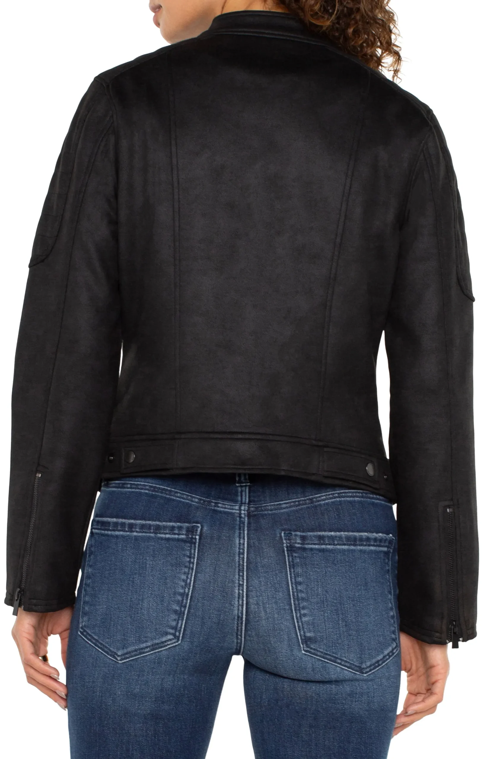 Jackets-Liverpool Los Angeles BIKER JACKET Black