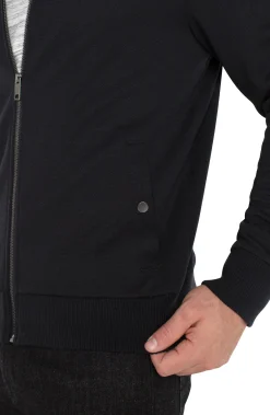 Jackets & Blazers-Liverpool Los Angeles BOMBER JACKET Black