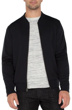 Jackets & Blazers-Liverpool Los Angeles BOMBER JACKET Black