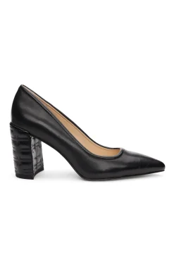 Heels-Liverpool Los Angeles BOULEVARD ICON BLOCK PUMP Black