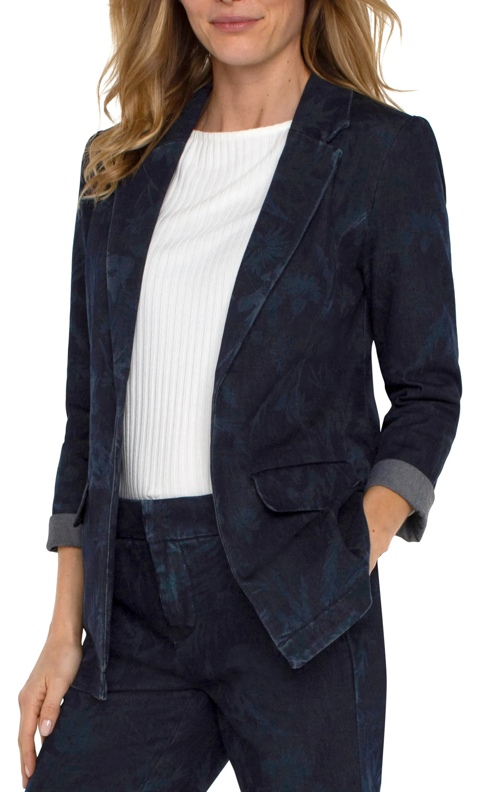 Jackets-Liverpool Los Angeles BOYFRIEND BLAZER Shadowfloral