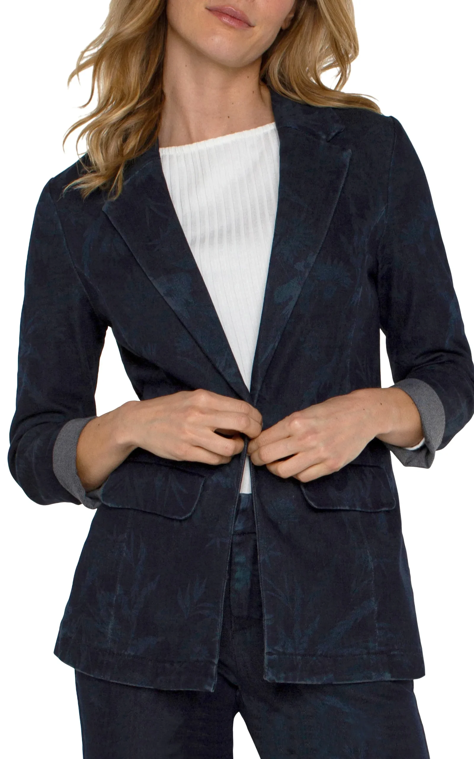 Jackets-Liverpool Los Angeles BOYFRIEND BLAZER Shadowfloral