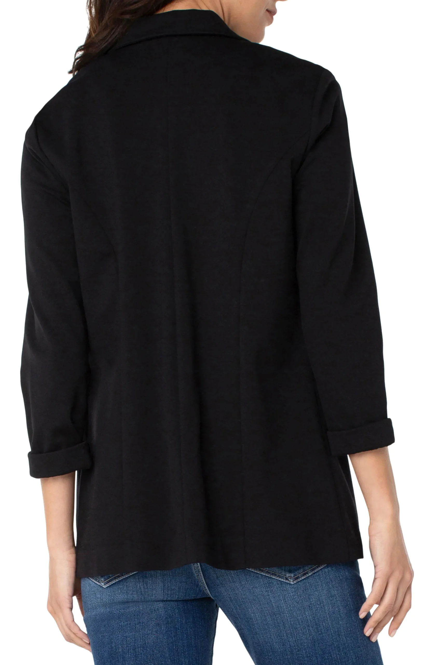 Jackets-Liverpool Los Angeles BOYFRIEND BLAZER WITH PRINCESS DARTS Black