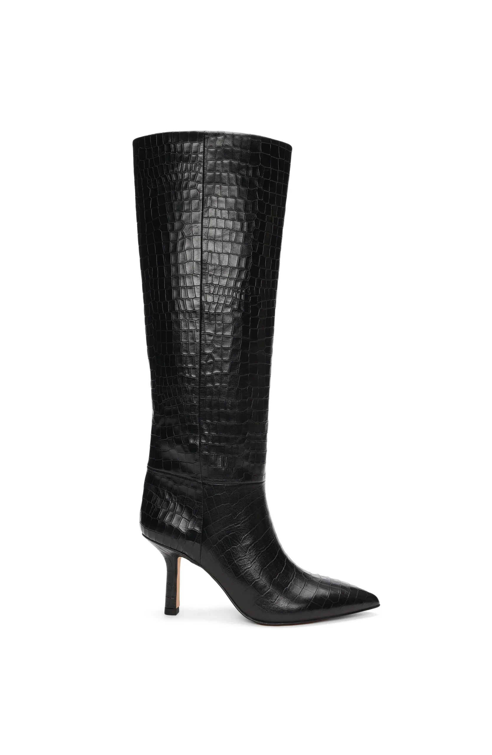 Boots-Liverpool Los Angeles BRYN MAX CALF TWO-TONE LEATHER BOOT Black