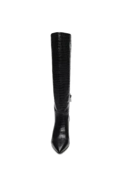 Boots-Liverpool Los Angeles BRYN MAX CALF TWO-TONE LEATHER BOOT Black