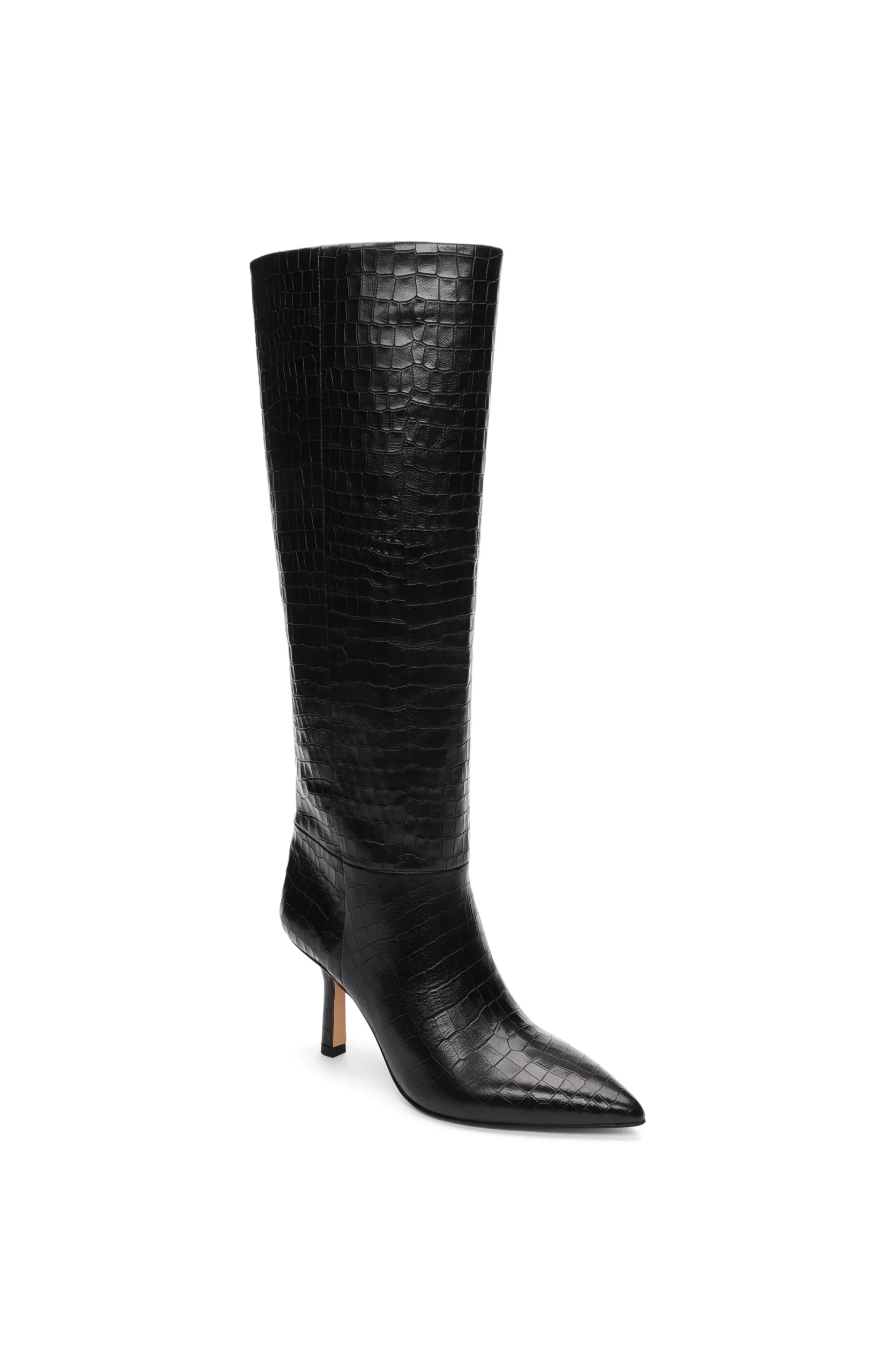 Boots-Liverpool Los Angeles BRYN MAX CALF TWO-TONE LEATHER BOOT Black