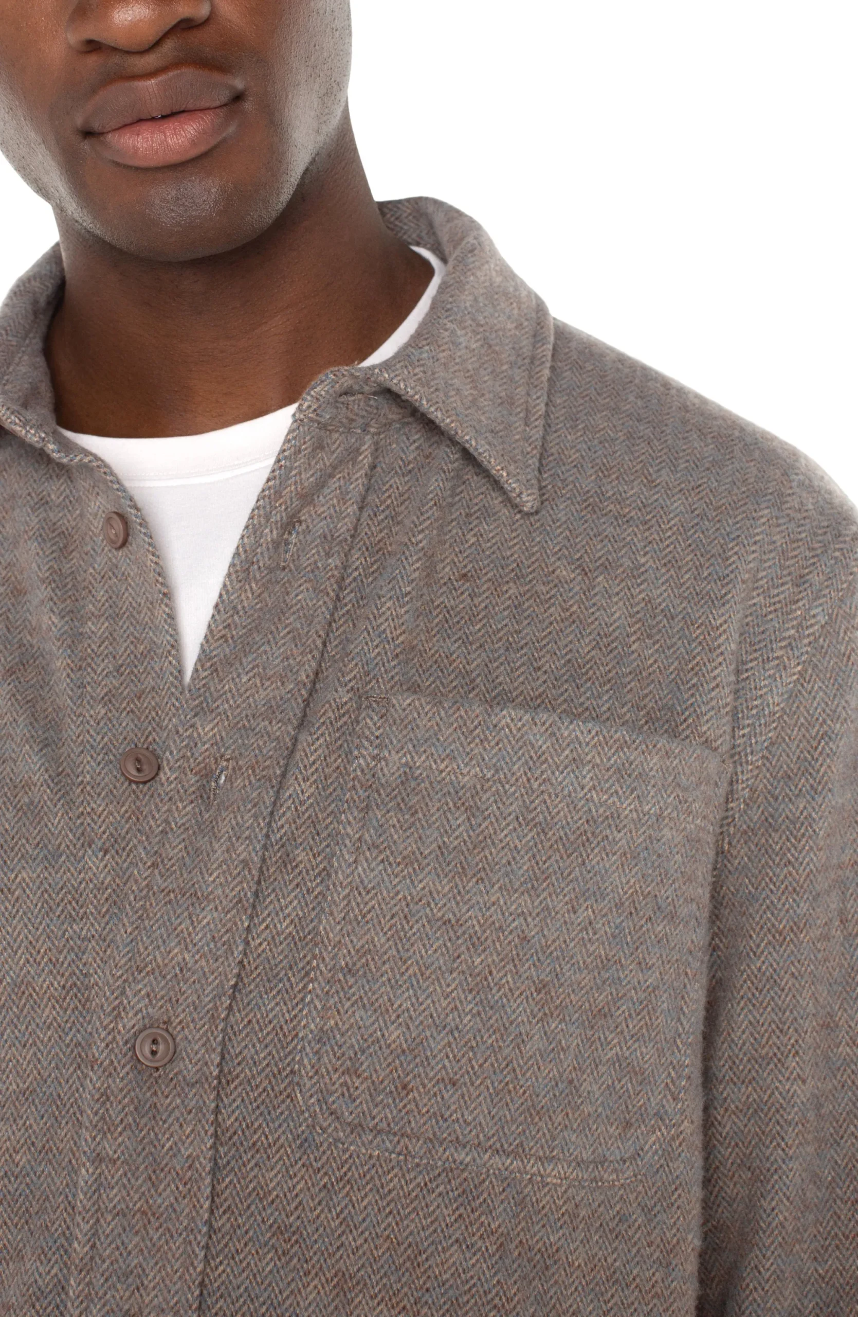 Shirts-Liverpool Los Angeles BUTTON UP LONG SLEEVE SHIRT Taupebluemulti