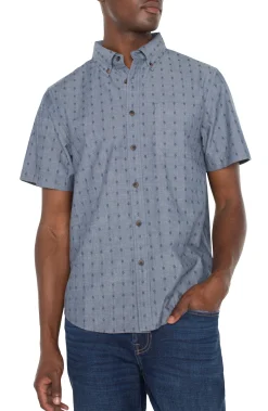Shirts-Liverpool Los Angeles BUTTON UP SHORT SLEEVE SHIRT Chambraydobby