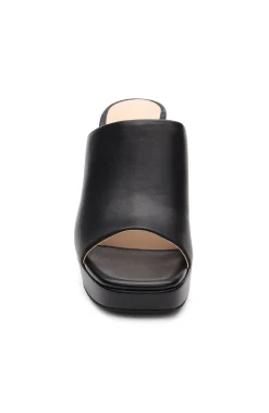 Mules-Liverpool Los Angeles CARSON HIGH BLOCK HEEL MULE Black