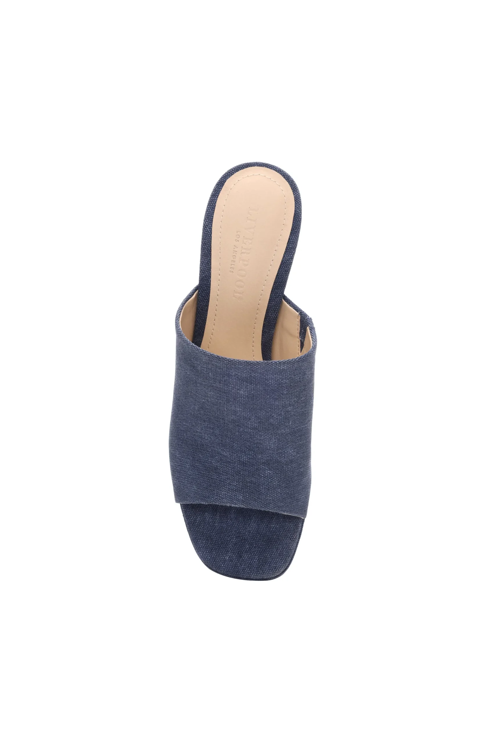 Mules-Liverpool Los Angeles CARSON HIGH BLOCK HEEL MULE Indigo