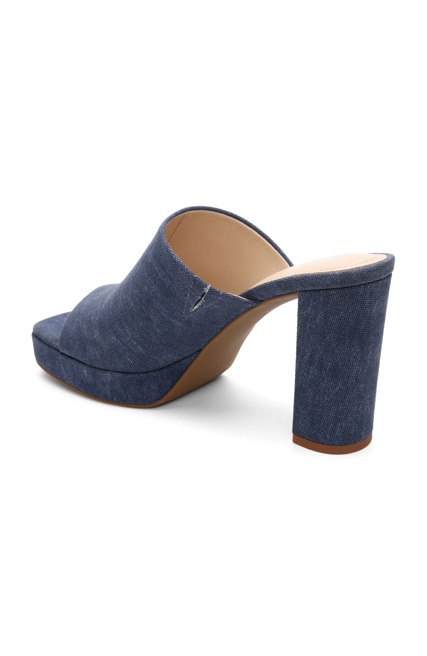 Mules-Liverpool Los Angeles CARSON HIGH BLOCK HEEL MULE Indigo