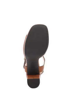 Heels-Liverpool Los Angeles CELEBRITY ANKLE STRAP HEEL Luggage