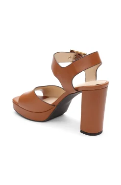 Heels-Liverpool Los Angeles CELEBRITY ANKLE STRAP HEEL Luggage