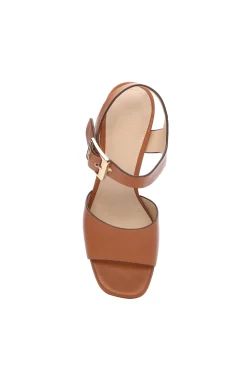 Heels-Liverpool Los Angeles CELEBRITY ANKLE STRAP HEEL Luggage