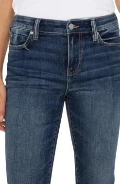 Jeans|Crops-Liverpool Los Angeles CHARLIE CROP WIDE ROLLED CUFF Wells