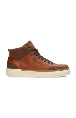 Sneakers-Liverpool Los Angeles CITATION LEATHER HIGH TOP SNEAKER Cognac