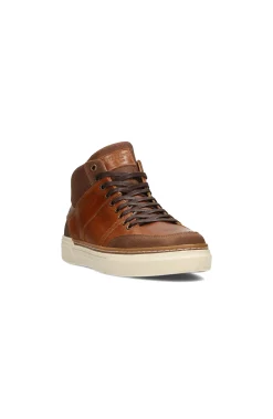 Sneakers-Liverpool Los Angeles CITATION LEATHER HIGH TOP SNEAKER Cognac