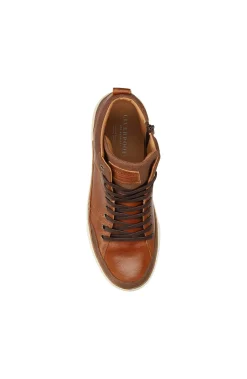 Sneakers-Liverpool Los Angeles CITATION LEATHER HIGH TOP SNEAKER Cognac