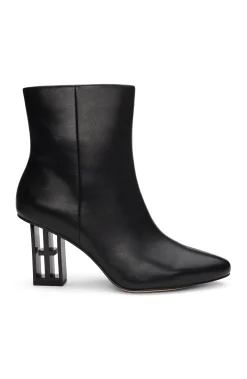 Boots-Liverpool Los Angeles CLAREMONT ICON HEEL SIDE ZIP BOOTIE Black