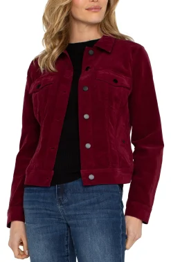Jackets|Jackets-Liverpool Los Angeles CLASSIC JACKET Ruby
