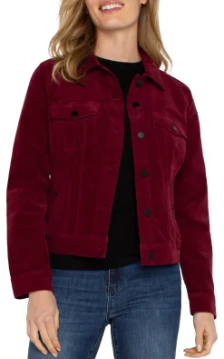 Jackets|Jackets-Liverpool Los Angeles CLASSIC JACKET Ruby