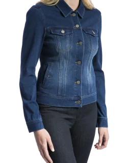 Jackets|Jackets-Liverpool Los Angeles CLASSIC JEAN JACKET Admiralblue