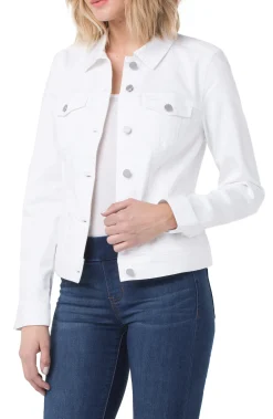 Jackets-Liverpool Los Angeles CLASSIC JEAN JACKET Brightwhite