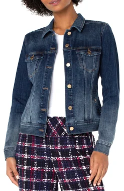 Jackets|Jackets-Liverpool Los Angeles CLASSIC JEAN JACKET Glenrock