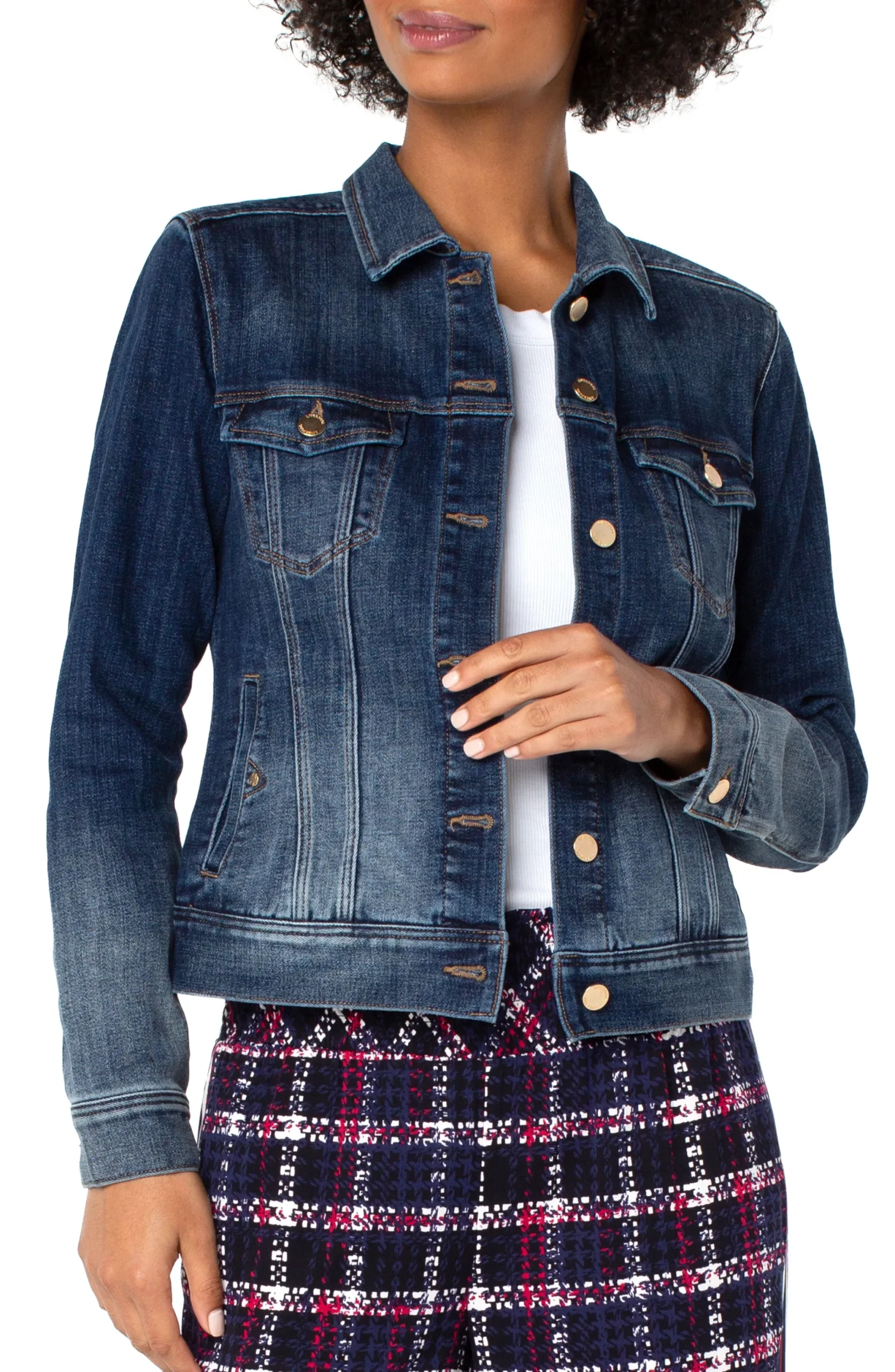 Jackets|Jackets-Liverpool Los Angeles CLASSIC JEAN JACKET Glenrock
