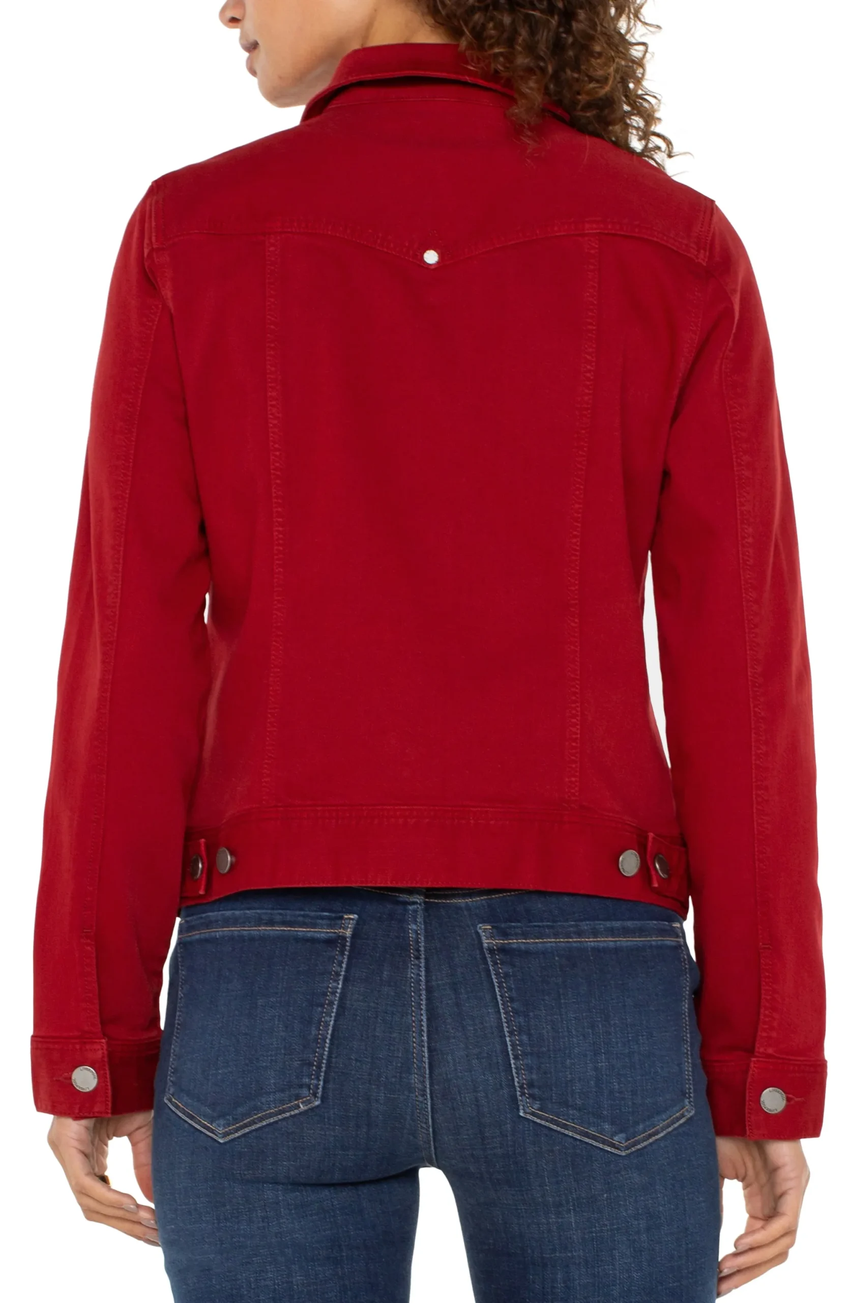 Jackets|Jackets-Liverpool Los Angeles CLASSIC JEAN JACKET Carnelian