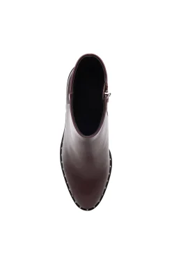 Boots-Liverpool Los Angeles COSTA ROUND TOE ANKLE BOOT Blackberry