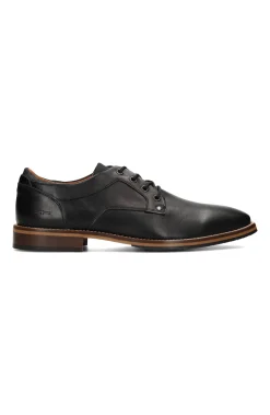 Oxfords-Liverpool Los Angeles DESK BURNISHED LEATHER OXFORD SHOE Black
