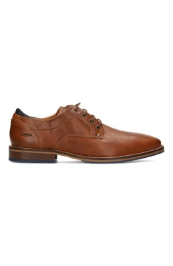 Oxfords-Liverpool Los Angeles DESK BURNISHED LEATHER OXFORD SHOE Cognac