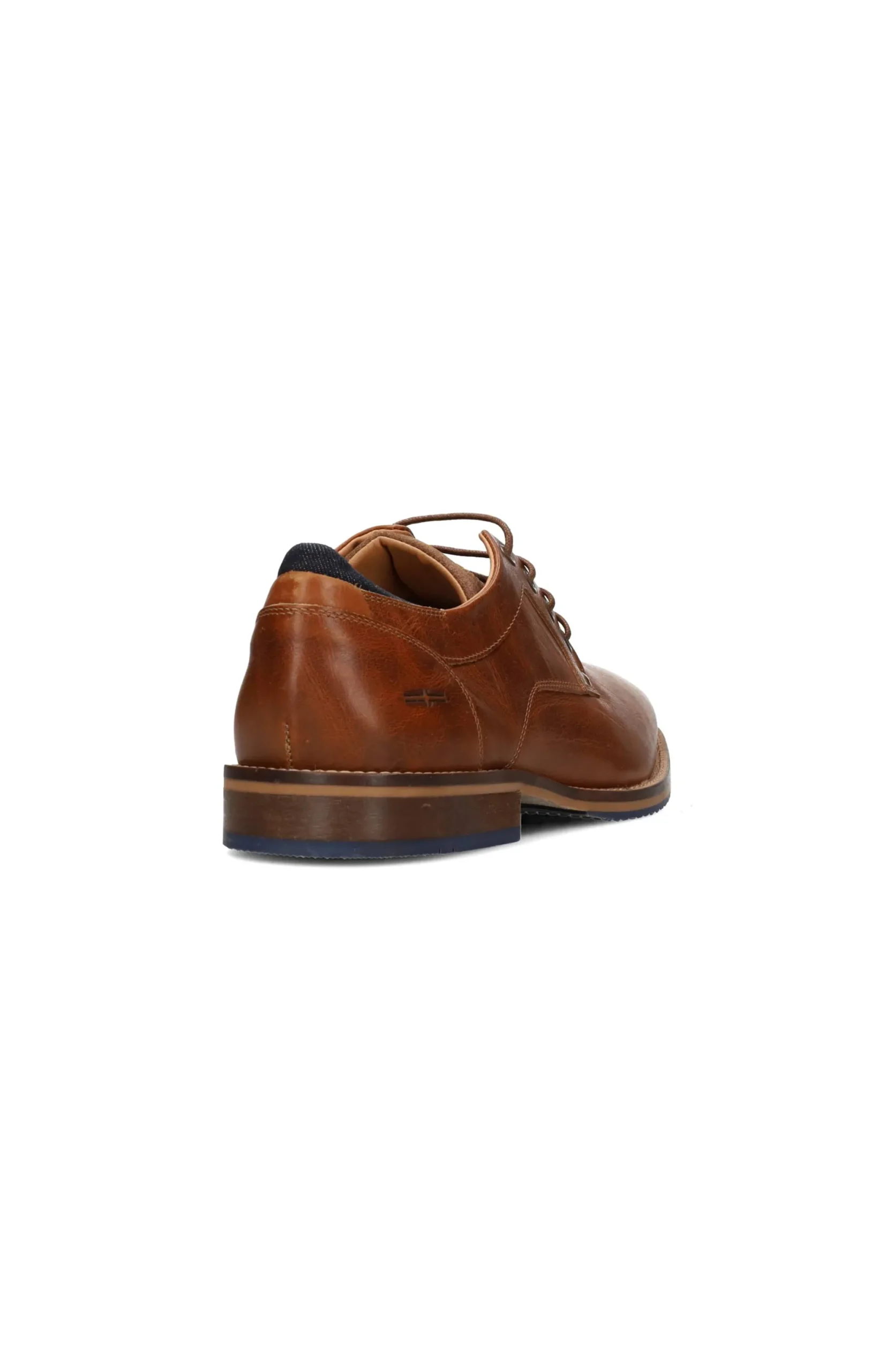 Oxfords-Liverpool Los Angeles DESK BURNISHED LEATHER OXFORD SHOE Cognac