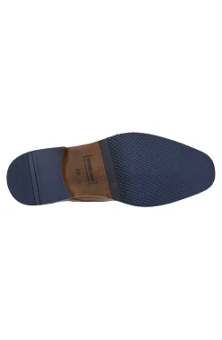Oxfords-Liverpool Los Angeles DESK BURNISHED LEATHER OXFORD SHOE Cognac