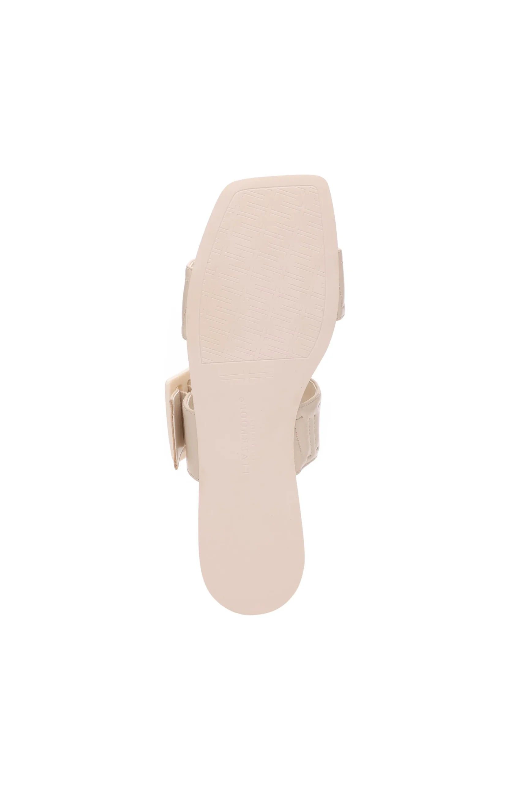 Sandals-Liverpool Los Angeles DOWNTOWN LOGO STITCH SANDAL Ecru
