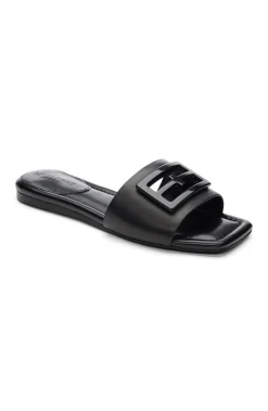 Sandals-Liverpool Los Angeles DUNBAR LOGO MEDALLION SANDALS Black