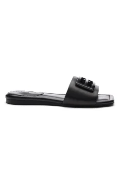 Sandals-Liverpool Los Angeles DUNBAR LOGO MEDALLION SANDALS Black